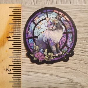 10/$10 Sticker Stained Glass Gothic Witchy Beautiful Details 408